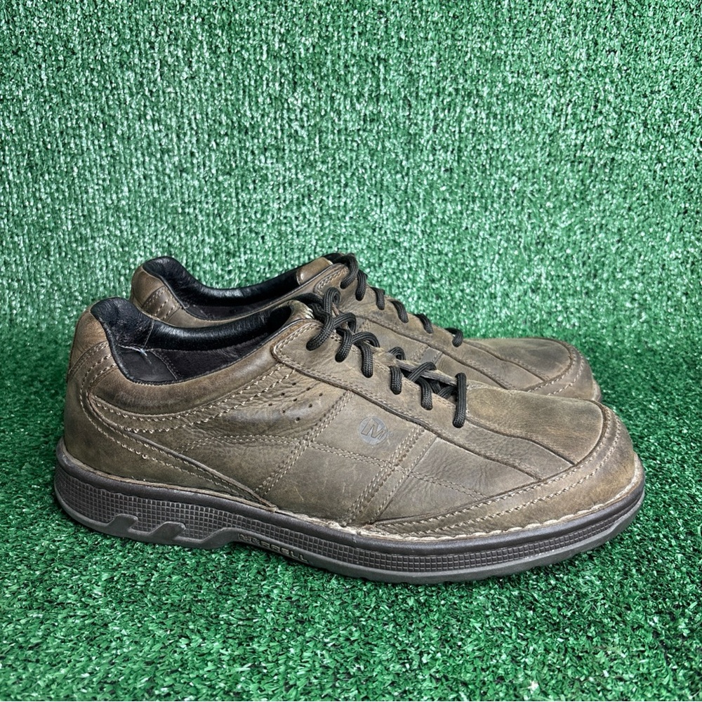Merrell World Era Lace J45087 Men's 11 Brown Leather Lace Up Casual Oxford Shoes